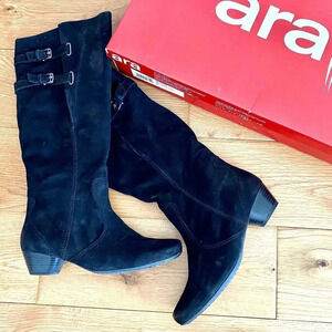 Ara Tall Black Boots